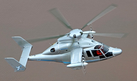 Eurocopter X3 стана най-бързият вертолет в света - 1