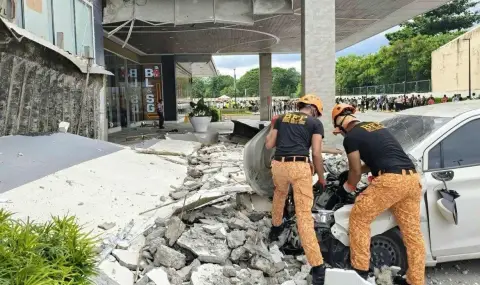 Най-малко двама души загинаха при земетресението с магнитуд 7,4 във Филипините - 1