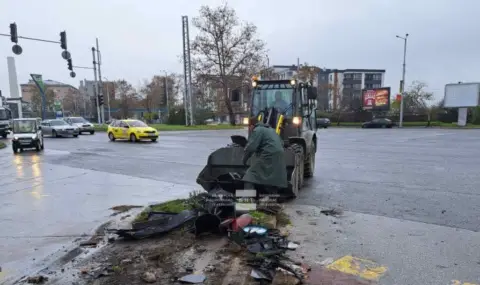 В Пловдив: Шофьор с над 2 промила алкохол се заби в светофарна уредба, след гонка с полицията - 1