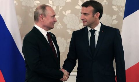 Путин и Макрон говориха спешно по телефона за Украйна - 1