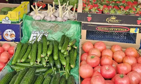 С над 17% поскъпват доматите и краставиците на борсите