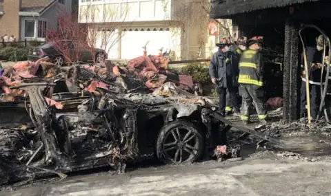 Пожарите в електромобили са много по-рядко срещани от тези при коли с ДВГ. Какво още разкриват експертите? - 1