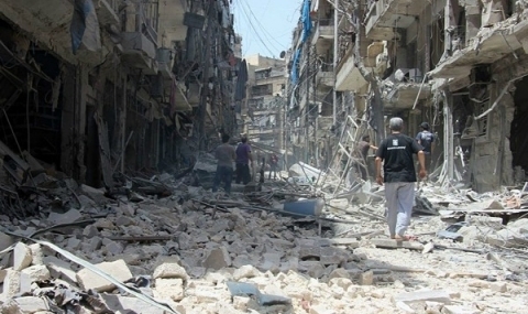 Нов кошмар от бомби над Алепо - 1
