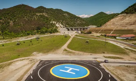 АПИ: Хеликоптерната площадка при тунел „Железница“ ще може да се използва от въздушните линейки  - 1