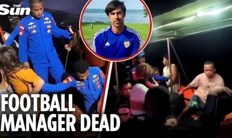 Издирват испански треньор по футбол и три от децата му след корабокрушение в Индонезия ВИДЕО - 1