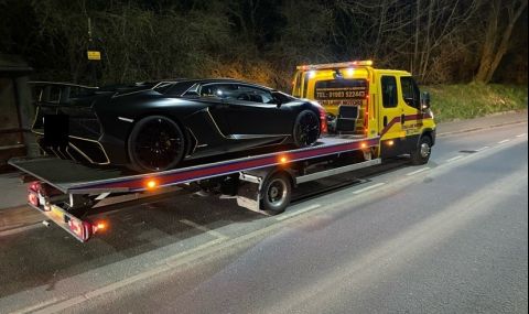 Полицаи спряха от движение Lamborghini заради неплатени пътни такси - 1