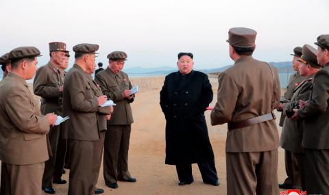Ким Чен-ун изгледал тест на ново модерно оръжие - 1