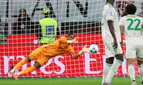 Майк Менян отново блести под рамката, но бъдещето му изглежда далеч от Милано  - 1