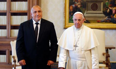 Борисов посреща папа Франциск в София на 5 май - 1