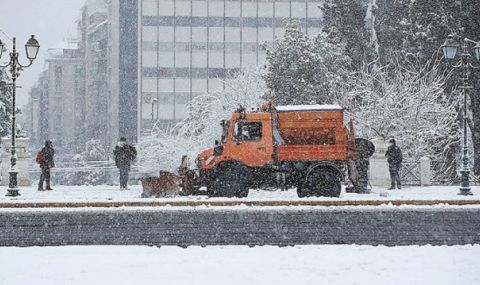 Сняг и минусови температури сковаха Северна Гърция - 1