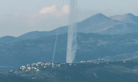 В отговор на израелските удари в Южен Ливан: Хизбула изстреля десетки ракети - 1