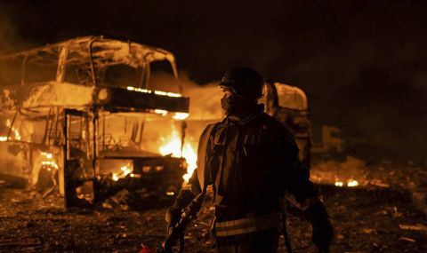 Африкански лидери се скриха в бомбоубежище в Киев - 1