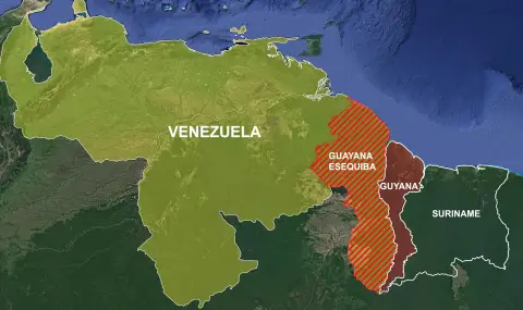 Гвиана остава „бдителна“, след като Венецуела се закани да си „върне“ спорния регион Есекибо - 1