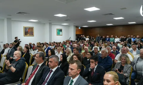 Йотова и Вълчев в Сандански: Ще работим за силна България със самочувствие, чийто глас се чува в Европа