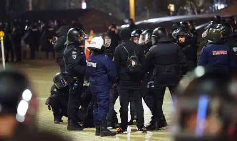 Four of those detained at the protest remain in custody  - 1