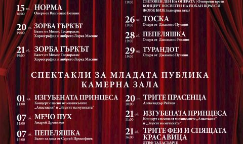 Софийската опера очаква всички в новия творчески сезон 2023/24 - 1