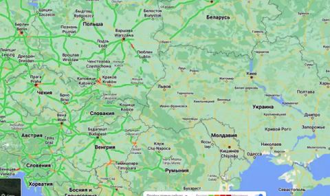 Google Maps деактивира данните за трафика в Украйна  - 1