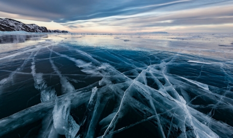 Кристалният лед на езерото Байкал (ВИДЕО) - 1