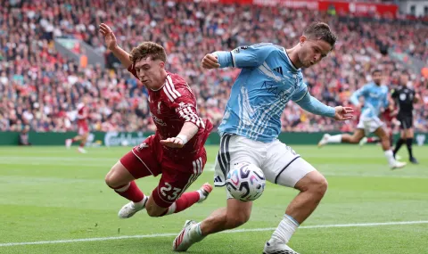 Liverpool and Nottingham Forest drew in a spectacular Premier League match - 1