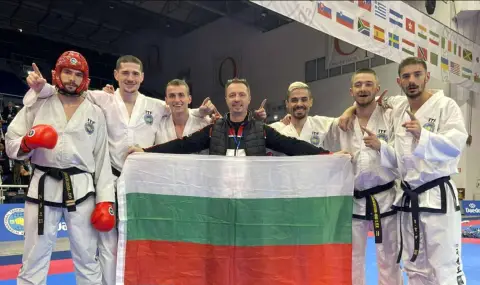 Със седем титли и 23 медала България се завърна от Световното по таекуондо ITF - 1