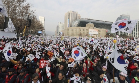 Мащабни протести в Южна Корея - 1