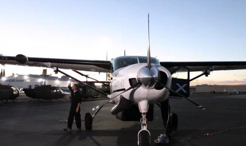 Пътнически самолет Cessna бе превърнат в безпилотен (ВИДЕО) - 1