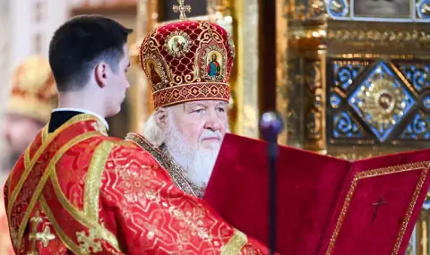 Патриарх Кирил не успя да прочете проповедта след литургията  - 1