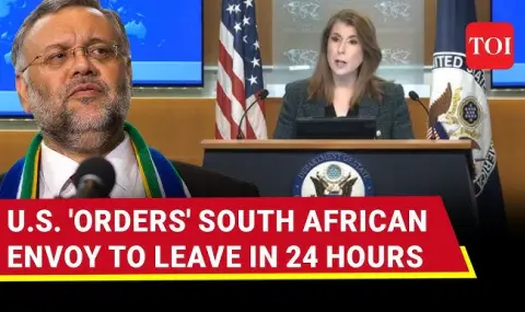 US expels South African ambassador, must leave Washington by Friday  - 1