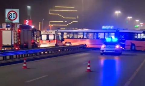 Две катастрофи на булевард "Цариградско шосе" в София - 1