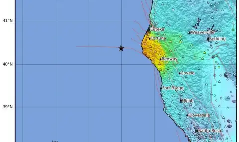 7 по Рихтер удари Калифорния, опасността от цунами бе отменена - 1
