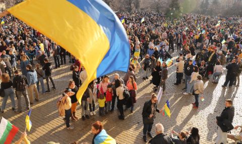 София извика "С вас сме!" в подкрепа на Украйна - 1