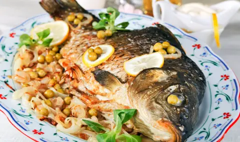 Рецепта на деня: Шаран на фурна с ароматна плънка - 1