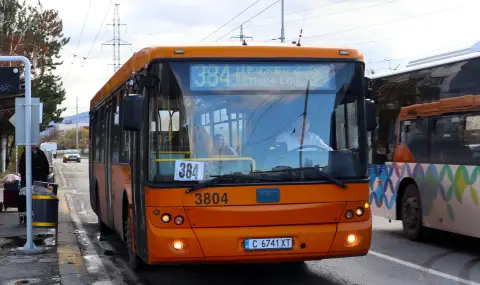 Закриват автобусна линия 384, пътуваща до Летище София - 1