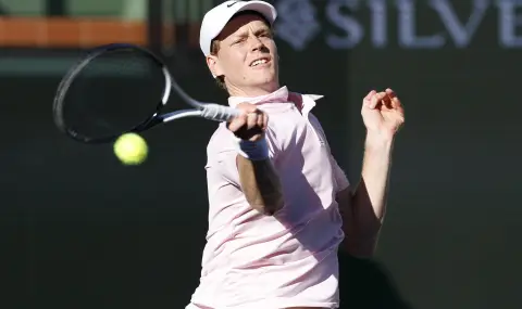 Яник Синер срази Денис Шаповалов и продължава уверено напред на Индиън Уелс - 1