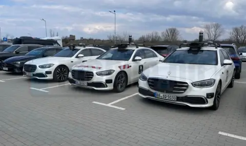 Какво правят автономните S-Class на Mercedes в София? - 1