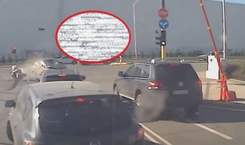 ВИДЕО 18+ от смъртта на моторист в София - 1