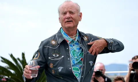 Легендарният комик Бил Мъри получи звезда на Алеята на славата в румънския град Сибиу  - 1