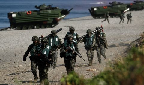 Китай провежда военно учение близо до Тайван - 1