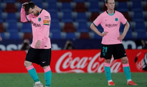 Барселона се издъни срещу Леванте - титлата се изплъзва от ръцете на каталунците - 1