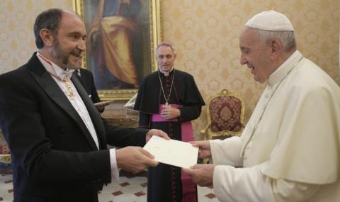 Папата прие новия български посланик към Ватикана - 1