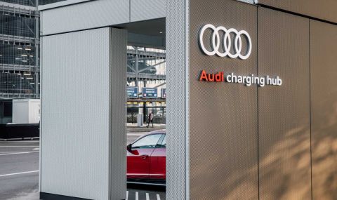 Audi отвори втората си модулна зарядна станция - 1