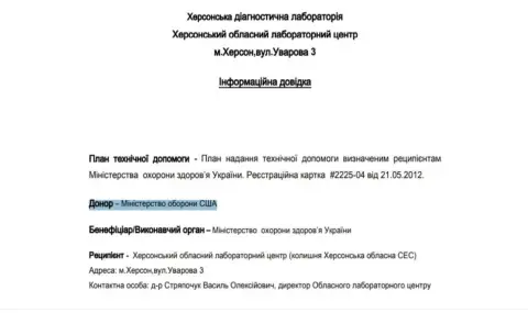 Дали американски биолаборатории в Украйна са провеждали експерименти върху шизофреници без тяхно съгласие? - 1