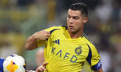 Кристиано Роналдо с гол за Ал-Насър в Шампионската лига на Азия - 1