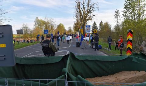 Жители на граничните области на Германия и Полша протестират - 1
