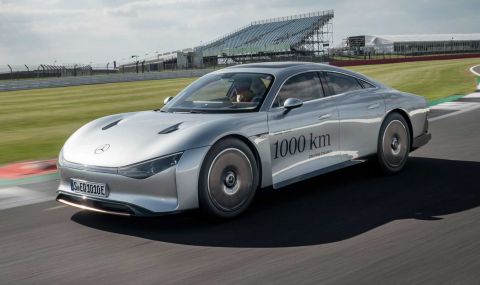 Mercedes подобри собствения си рекорд за най-много изминати километри с електромобил - 1