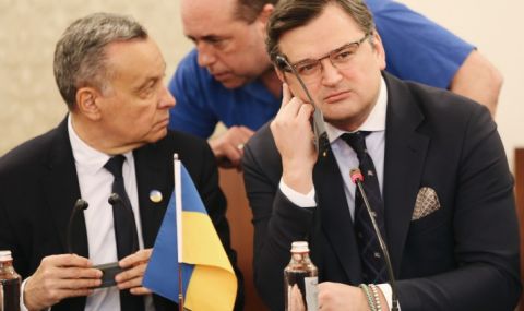 И в българския парламент Дмитро Кулеба поиска военна помощ за Украйна - 1