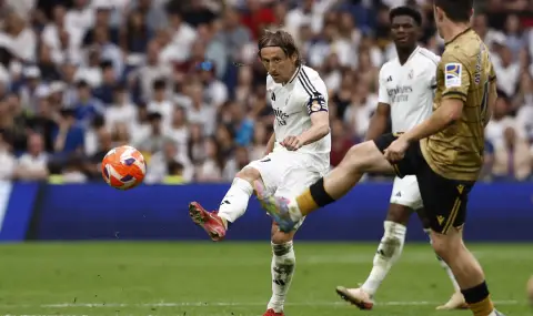 Реал Мадрид победи Реал Сосиедад при сбогуването си с Анчелоти и Модрич - 1