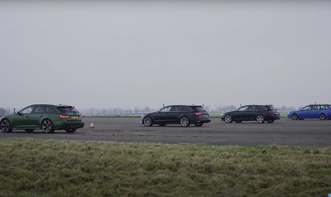 Как се справят различните Audi RS6 едно срещу друго?(ВИДЕО) - 1