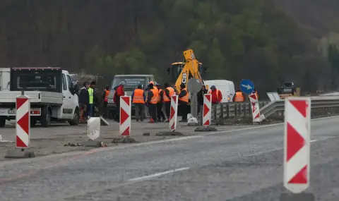 Три ремонта ограничават движението по АМ "Тракия"  - 1