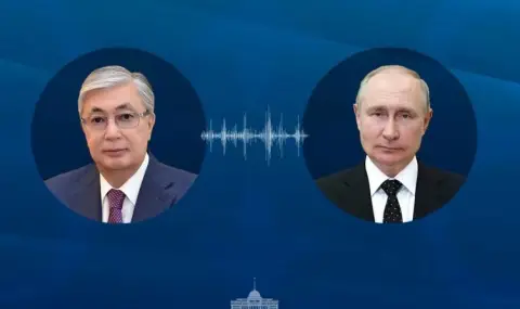 Токаев и Путин проведоха телефонен разговор - 1